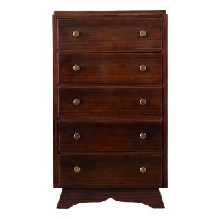 French Art Deco Chest of Drawers, 1930s For Sale
