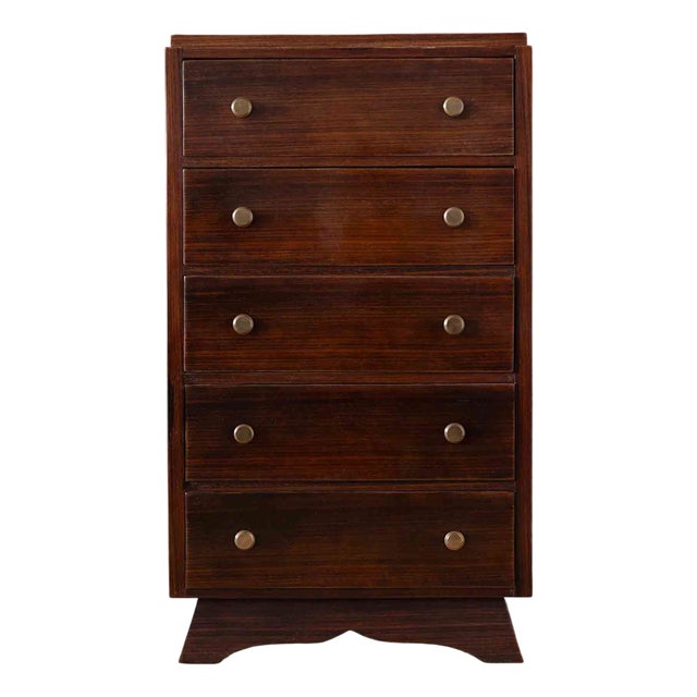 French Art Deco Chest of Drawers, 1930s For Sale