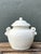 French Country Vintage Glazed Ceramic Lidded Urn For Sale - Image 3 of 12