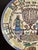 Ceramic Rare Mizrahi Judaica Ceramic Plate 10.25” Karbasi Jerusalem Temple Menorah For Sale - Image 7 of 12