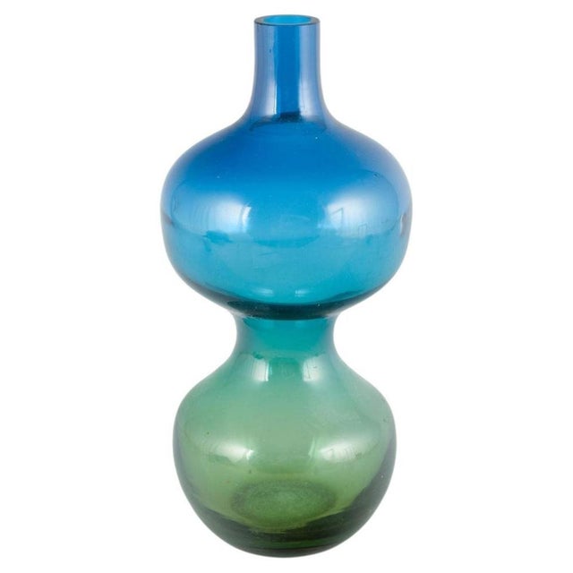 1970s Large Double-Gourd Vase in Art Glass, Scandinavia, 1970s For Sale - Image 5 of 5