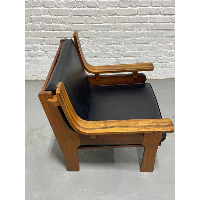 1970s Mid Century Modern Sculpted Lounge Chair, Made in Italy, C. 1970s For Sale - Image 5 of 13