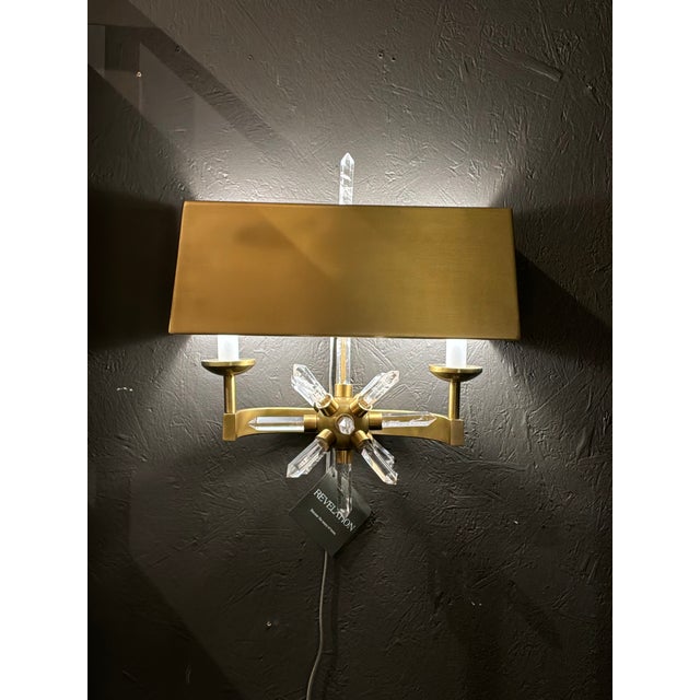 Modern Revelation Star Quartz Sconces - Pair. For Sale - Image 3 of 8