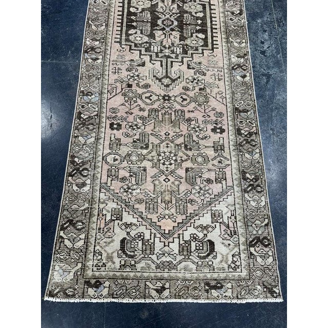 Early 21st Century Turkish Vintage Rug 3' x 9'3" For Sale - Image 5 of 7