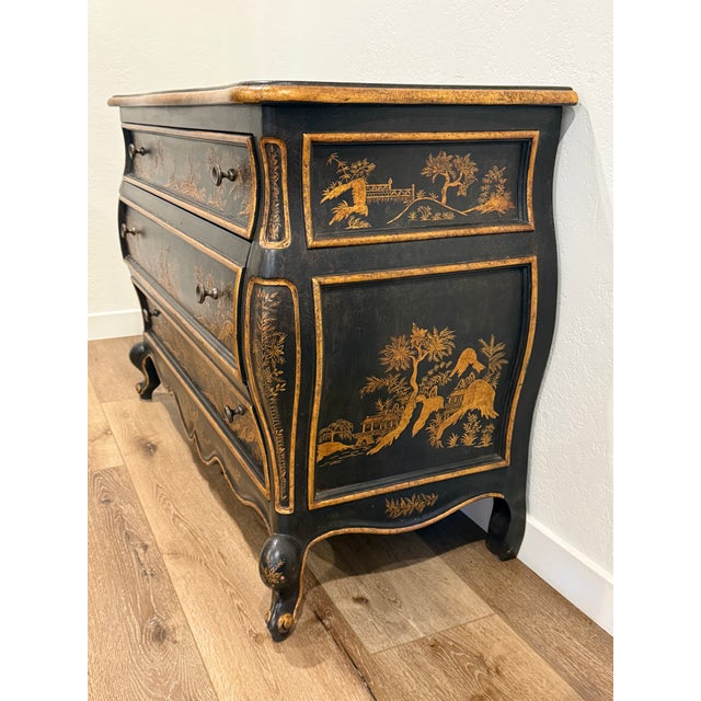 Chinoiserie 1990s Nancy Corzine Chinoiserie Bombay Commode For Sale - Image 3 of 9