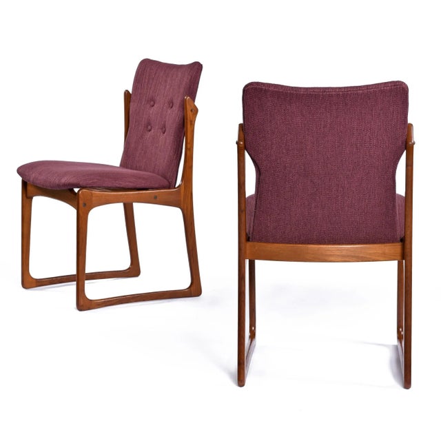 Set of 6 Restored Danish Teak Vamdrup Stolefabrik Mid-Century Modern Dining Chairs For Sale - Image 15 of 18