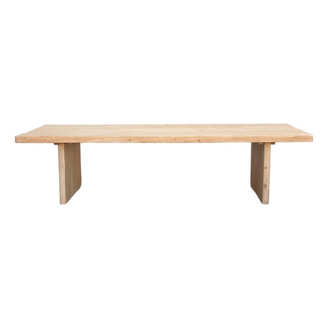 120" Long, Avignon Double Pedestal Dining Table For Sale