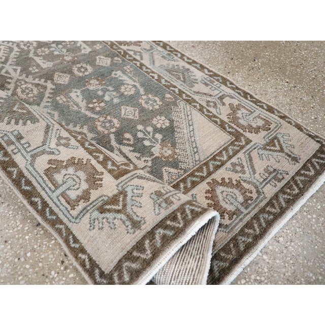 Textile Galerie Shabab Collection Mid-20th Century Persian Malayer Throw Rug For Sale - Image 7 of 8
