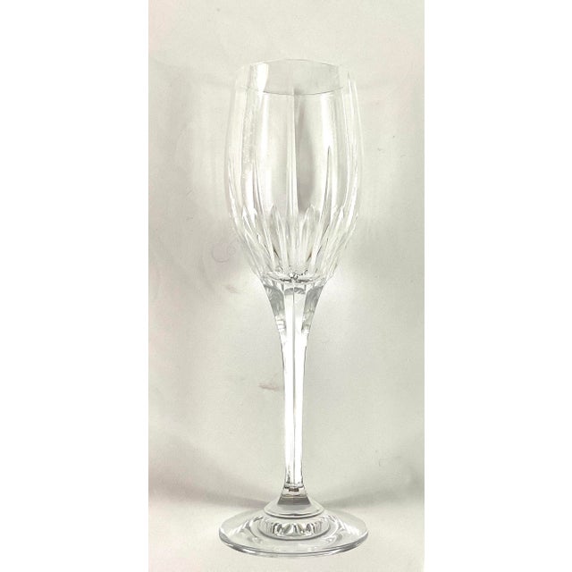 1990s 1990s Mikasa “Arctic Lights’ Wine Glasses- Set of 7 For Sale - Image 5 of 7