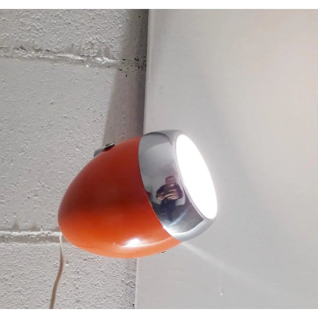 1970s Orange Italian Spotlight For Sale - Image 4 of 13