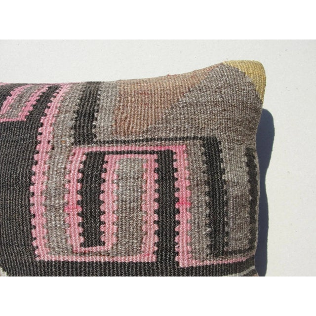 Vintage Kilim Rug Pillow Cover For Sale - Image 4 of 9