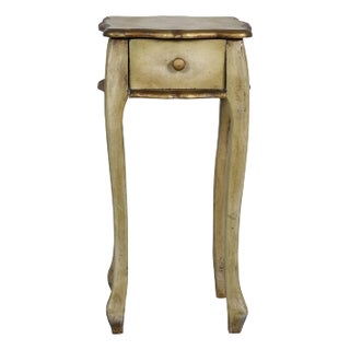 20th Century Small Square Painted Decorative Table For Sale