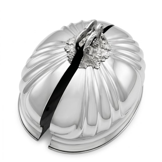1960s 1960s Silver Plated Mead Dome as Wall Pockets or Planters - A Pair For Sale - Image 5 of 6