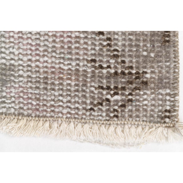 1950s Low Pile Vintage Turkish Runner For Sale - Image 5 of 10