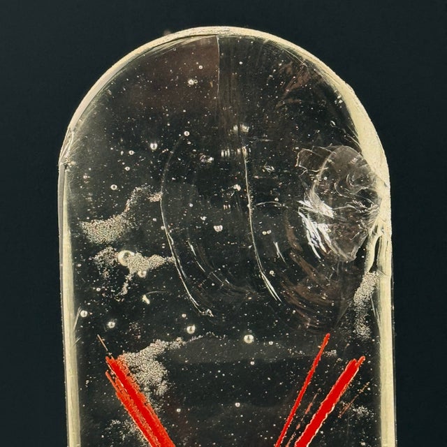 Glass Vintage Abstract Glass Sculpture by Finn Lynggaard For Sale - Image 7 of 8