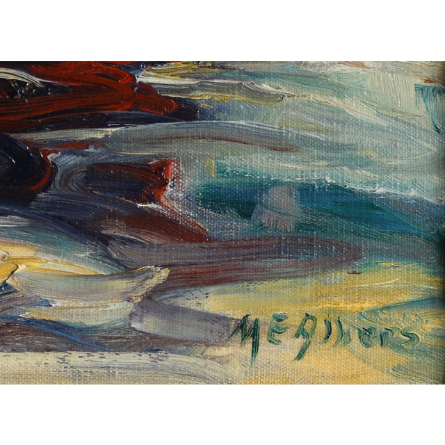 South Street, New York, Signed Oil Painting by Margaretha E. Albers For Sale - Image 4 of 4