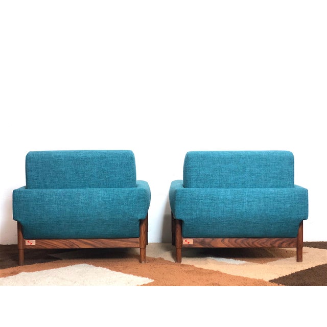 Kiushu Lounge Chairs by F.lli Saporiti, 1961, Set of 2 For Sale - Image 9 of 15