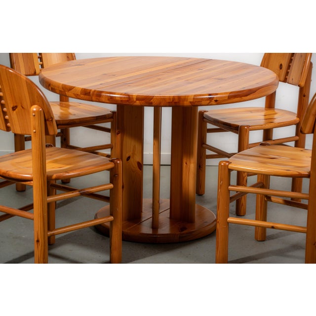 Wood Vintage Dinning Room Set by Rainer Daumiller, 1987, Set of 5 For Sale - Image 7 of 18