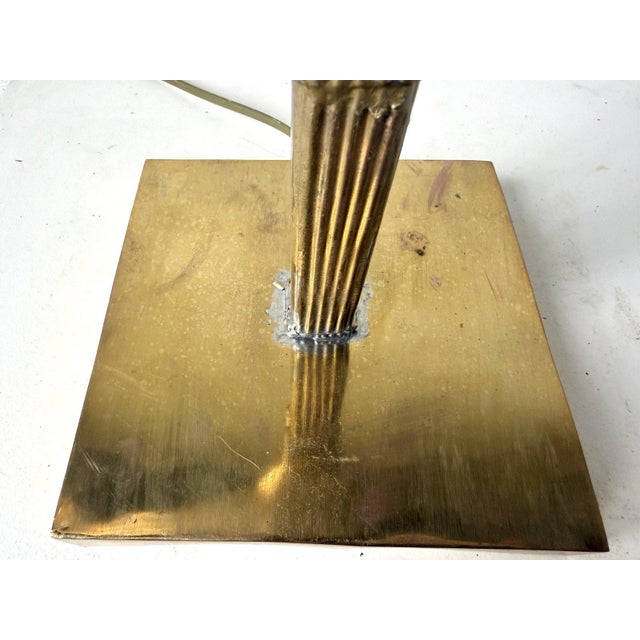Ginkgo Lamp DLG Tommaso Barbi in Brass-Plated Metal, 2000s For Sale - Image 6 of 15