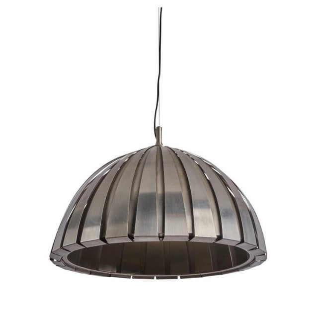 Mid-Century Modern Calotta Pendant Lamp by Elio Martinelli for Martinelli Luce, Italy, 1970s For Sale - Image 3 of 15