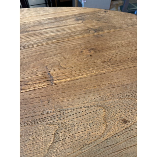 Brown Restoration Hardware Aero Dining Room Table For Sale - Image 8 of 12