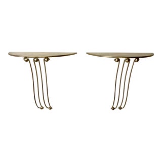 Purcell Wall Consoles From Niermann Weeks - a Pair For Sale