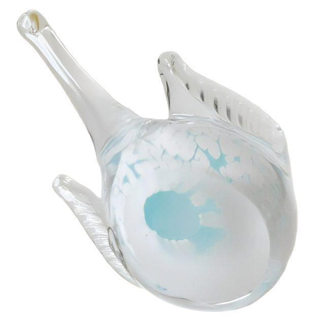 Glass Vintage Murano Glass Bird Sculpture Glass Paperweight, 1970s For Sale - Image 7 of 8