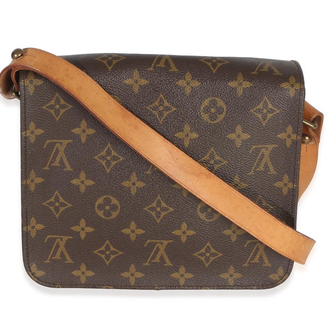 Louis Vuitton Monogram Canvas Cartouchiere 26 For Sale - Image 4 of 9