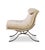Immerse yourself in Mid-Century Italian luxury with our lounge chair and ottoman.The one piece seat and back are...