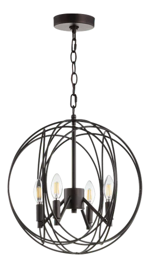 Reed Pendant - Brass