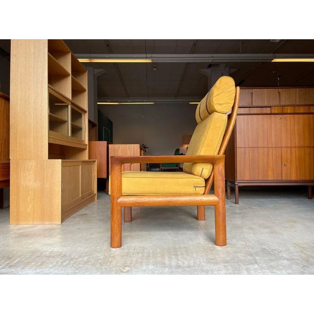 Wood Teak Lounge Chair by Sven Ellekaer for Komfort, Denmark, 1960s For Sale - Image 7 of 11