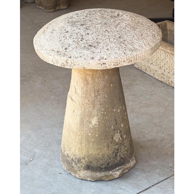 English Large English Steddle or Staddle Stone for the Garden For Sale - Image 3 of 11