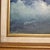 Cerulean Large Seascape Vintage Painting, Framed For Sale - Image 8 of 12