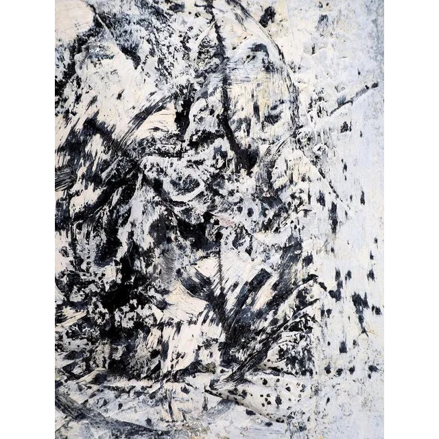Dyap Guler, Fragmented Man Profile, Abstraction, Mixed Media on Canvas For Sale - Image 5 of 6