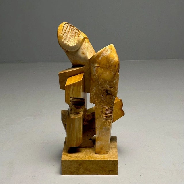 Mid-Century Modern Abstract Marble Sculpture / Statue, Signed and Dated, 1983 A Large and Impressive Unique abstract...