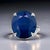 Natural Solitaire Sapphire Ring 6.5 14k W Gold 16.5 TCW Certified For Sale - Image 10 of 10