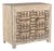 Cabinet/Buffet Constructed From Antique Indian Carved DoorPanels and Reclaimed Wood For Sale