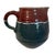 Contemporary Vintage Bill Stewart Green & Burgundy Dripware Stoneware Batter Pitcher & Serving Bowl Set For Sale - Image 3 of 6