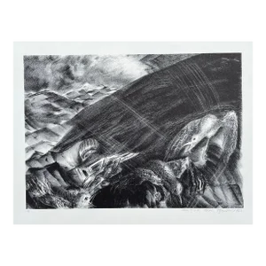 1950 Gertrude Pferdt Modern Lithograph