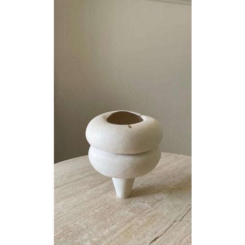 Contemporary Modder Breaking Patterns Ceramic Sculpture by Françoise Jeffrey For Sale - Image 3 of 7
