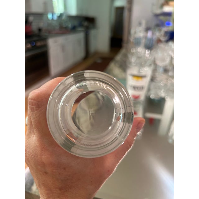 Glass Set of 4 Mid-Century Modern High Ball Glasses in Slot Machine Themed Design by Cerve - Made in Italy For Sale - Image 7 of 12