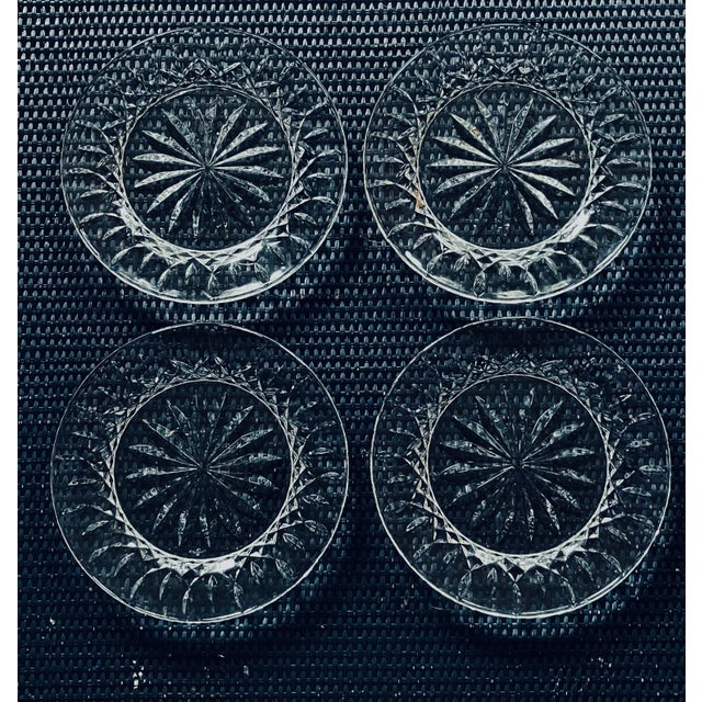 Waterford Lismore Crystal Plates Set of 4 Chairish