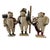 Vintage Large-Scale Primitive Folk Art Snowman Figurines by Cody Foster - Set of 3 For Sale - Image 18 of 18