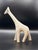 Minimalist Matte White Giraffe Sculpture – Modern Ceramic Decorative Object For Sale - Image 4 of 6