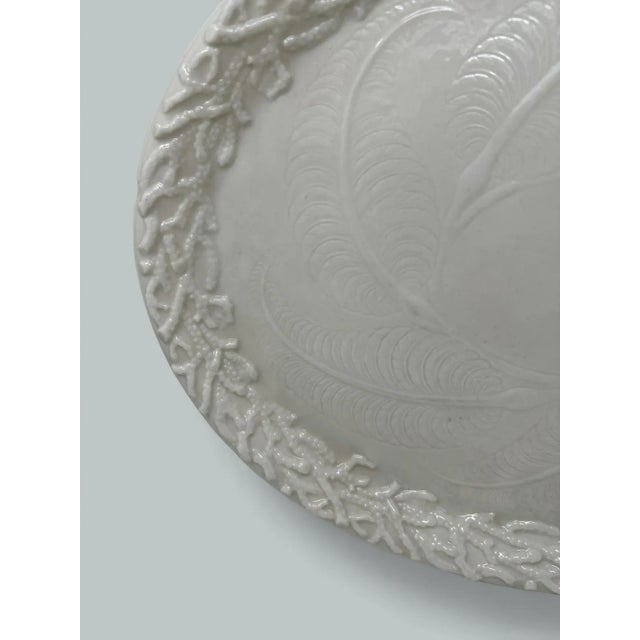 Late 19th Century Antique Irish Belleek Porcelain Echinus Tray Centerpiece Black Mark Ireland 1891 For Sale - Image 5 of 9