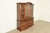 Ethan Allen Ethan Allen Georgian Solid Maple Lighted Breakfront Bookcase Cabinet For Sale - Image 4 of 17