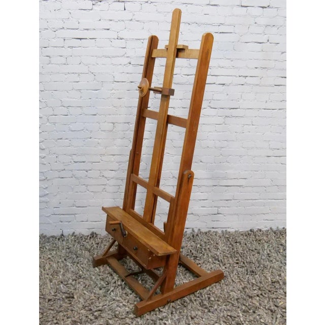 Wooden Easel, France, Early 20th Century For Sale - Image 5 of 17