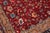 Shabby Chic Shabby Chic 1990's Floral Pak-Persian Red/Teal Wool Rug- 9'0'' X 12'0'' For Sale - Image 3 of 9