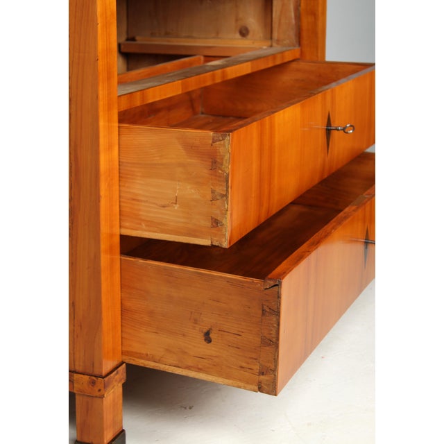 Antique Biedermeier Secretary, 1822 For Sale - Image 17 of 18
