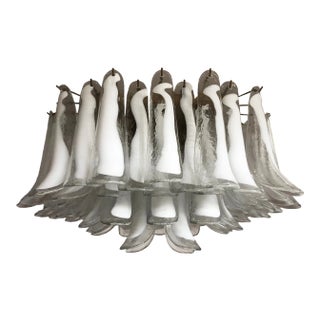 Vintage Italian Murano Glass Chandelier, 1982 For Sale